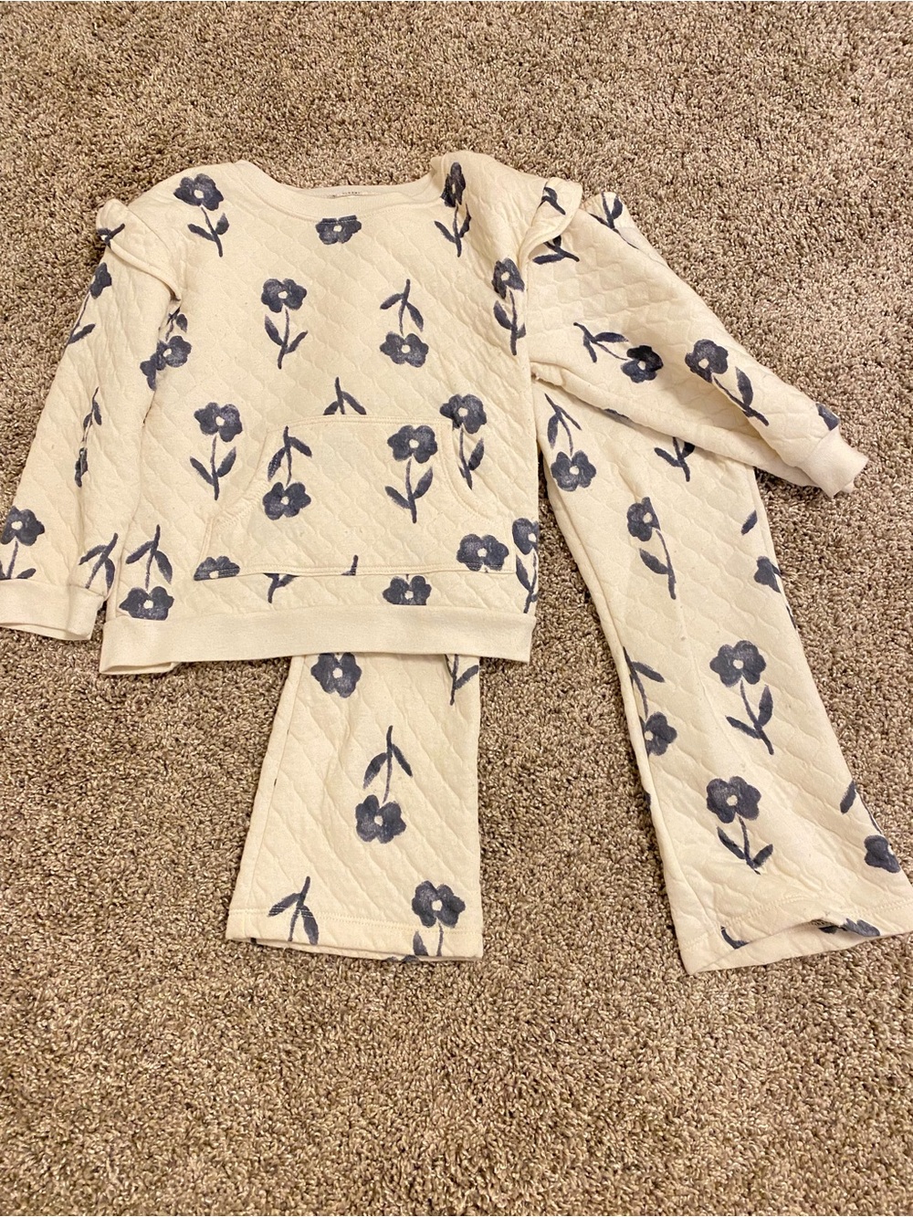 Toddler Girl Quilted Set